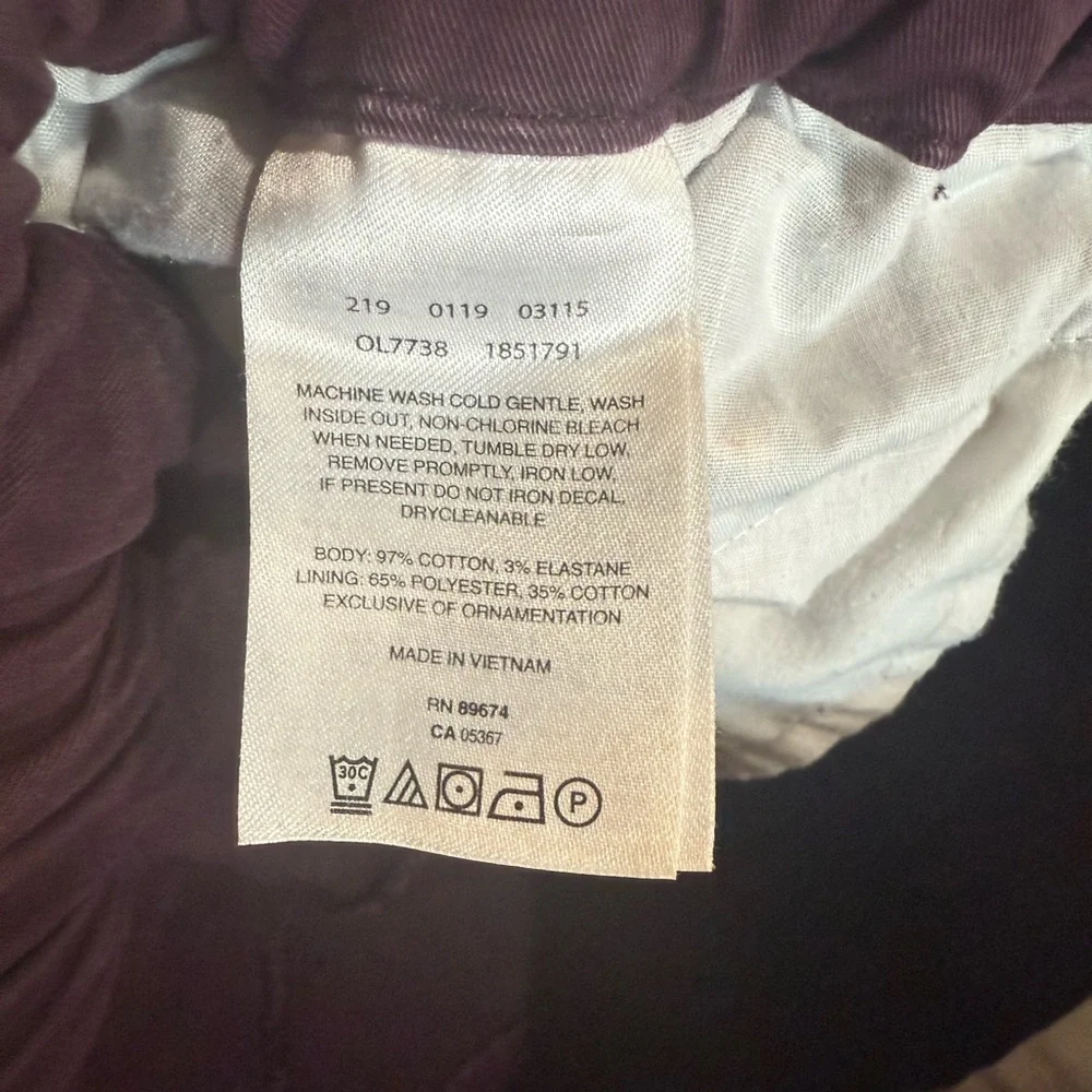 Women’s mountain harder cedarberg pants size small purple plum color - Picture 3 of 12